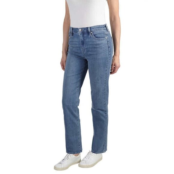NEW Buffalo David Bitton High-Rise Straight Leg Jeans | :Light Wash - Picture 1 of 4